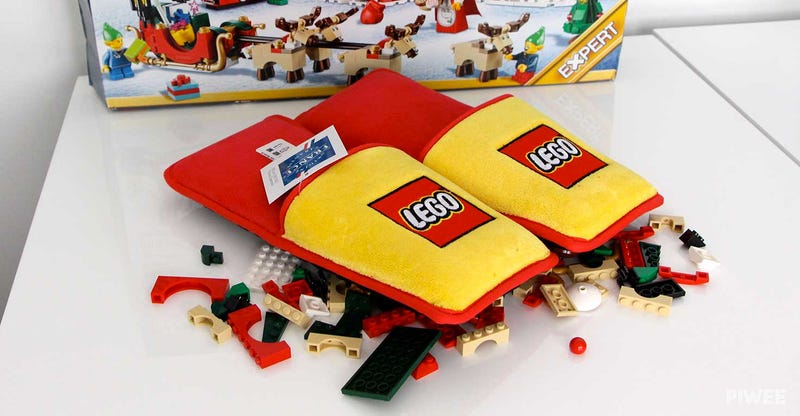 Wouldn't you love to see these Lego slippers under the tree this Christmas?