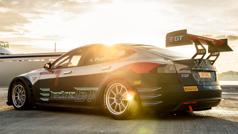 photo of The Tesla Model S Race Car Is A Crazy-Fast Modified Street Car image
