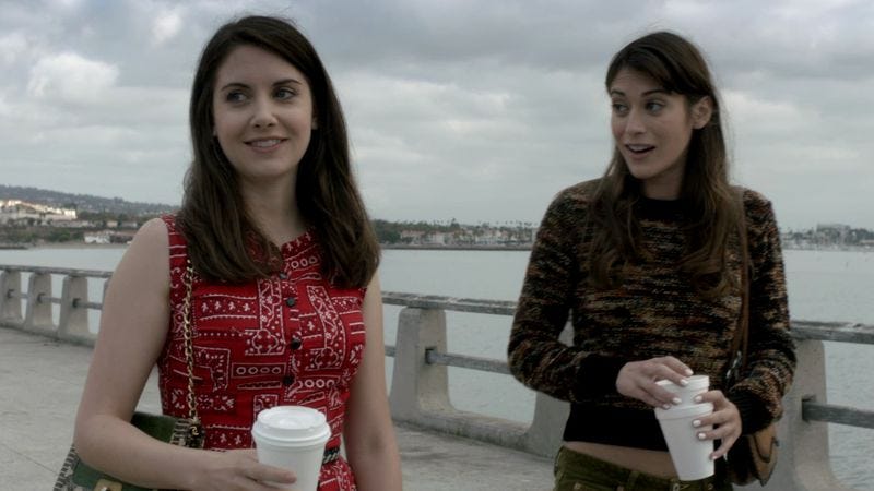 Illustration for article titled Lizzy Caplan and Alison Brie on their new movie, Save The Date, and their TV shows