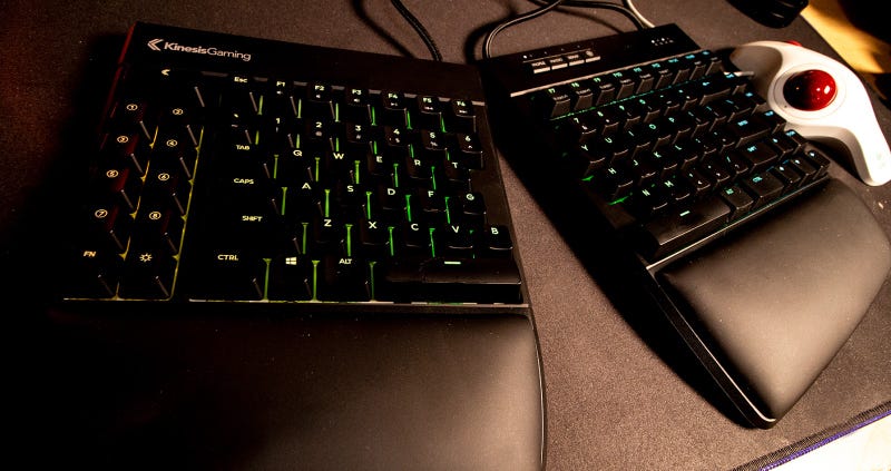 Illustration for article titled My Favorite Split Gaming Keyboard Is More Colorful And Comfortable Now
