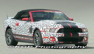 Illustration for article titled 2010 Shelby GT500 Convertible Spotted Less Disguised