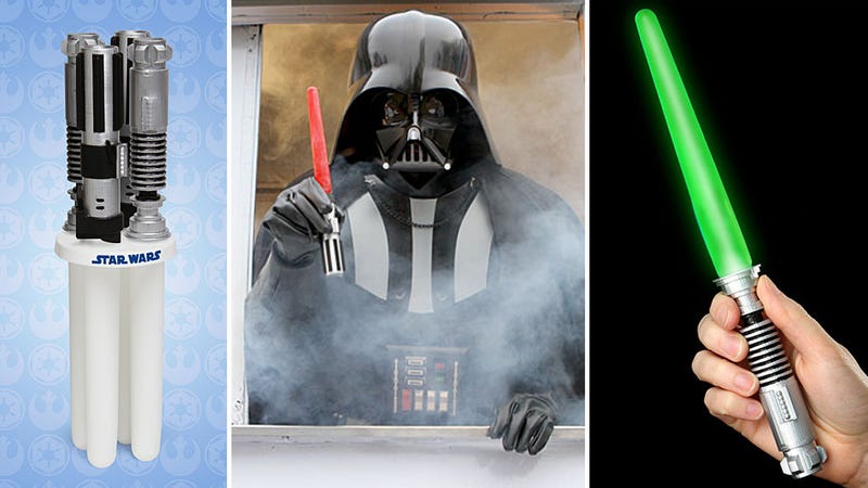 Illustration for article titled Lightsaber Ice Pop Mould: An Elegant Snack For a More Civilized Age