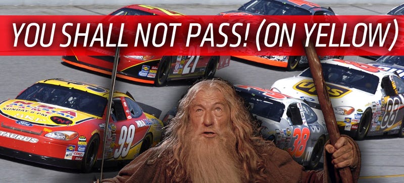 Illustration for article titled NASCAR Ruins Lord Of The Rings Marathon, Fans Whine Like Mad On Twitter