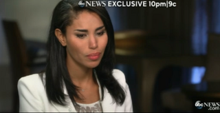 V. Stiviano talks to Barbara Walters ABC News Screenshot