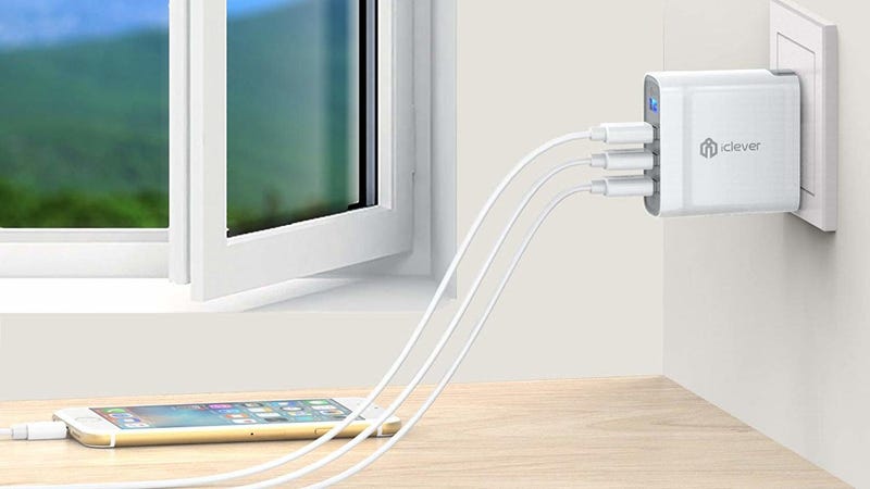 iClever Boostcube 40W 4-Port USB Charger | $16 | Amazon | Clip the 5% coupon and use code OYDN8UOL