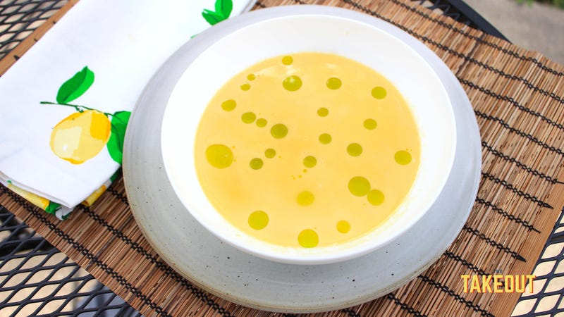 Illustration for article titled This no-cook sweet corn soup is a miracle