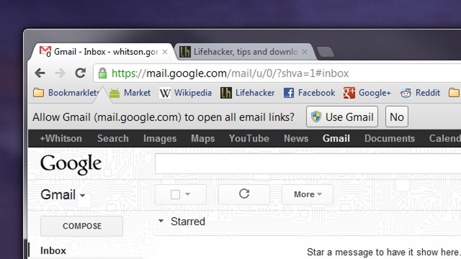 cant open gmail in chrome