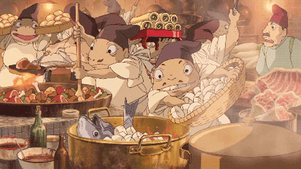 Studio Ghibli Food GIFs Will Make You Hungry