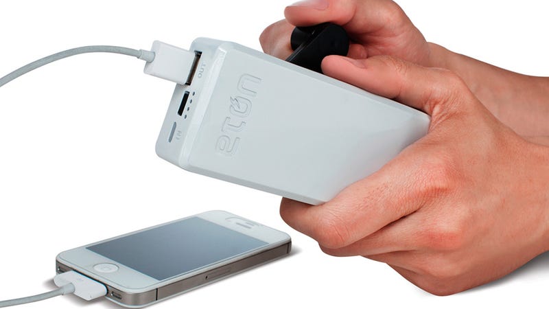 Illustration for article titled This Hand-Cranked Backup Battery Always Has a Source Of Power: You