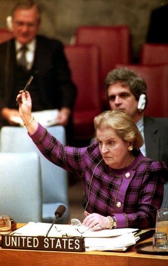 Illustration for article titled Albright Says U.N. Ambassador Appointment, "Gave Me A Great Excuse To Shop"