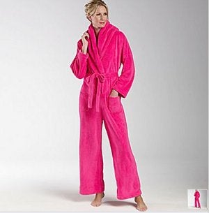 Illustration for article titled Bathrobe Jumpsuit is the Final Word in Snuggie Technology