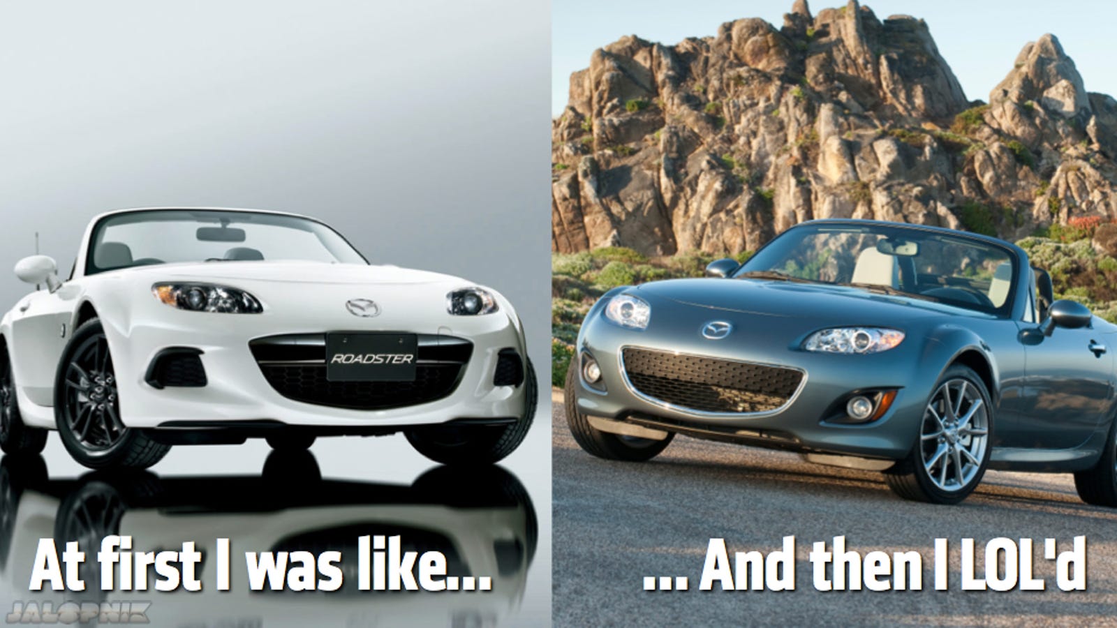 2013 Mazda Mx 5 Miata Drops The Smiley Derp Face