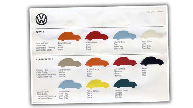 VW Releases 'Beetle Classic' Edition But Is Scared Of Real Colors