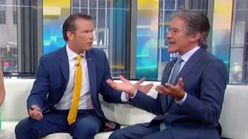 Illustration for article titled Fox News Host Tells Geraldo Rivera: 'I Can Tell You to Go Back Where You Came From'