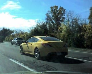 Hyundai Genesis Coupe Spotted In Metro Detroit Looking Yellow
