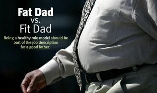 Illustration for article titled Fit Dad vs. Fat Dad