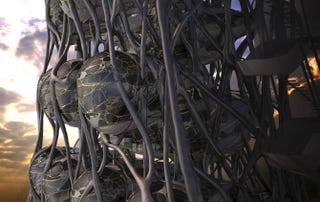 Illustration for article titled Puerto Rico's living Graft Tower could one day house and feed you