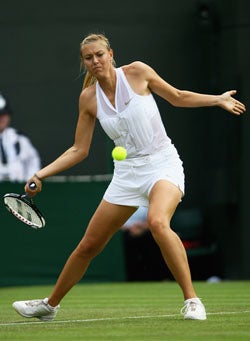 Illustration for article titled Maria Sharapova Denies That Menswear-Inspired Outfit Caused Her Tennis Upset