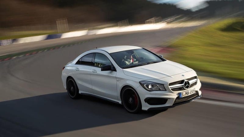 Illustration for article titled Reminder: You Can Buy a 355 HP Turbo-Four Mercedes AMG for the Price of a Civic