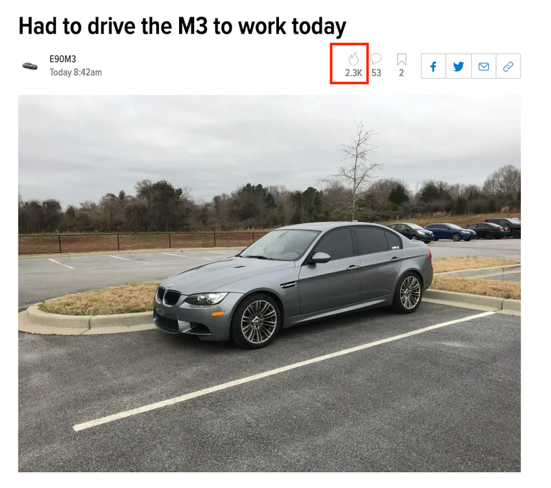 Illustration for article titled TIL that I don't know my M3 has a V8