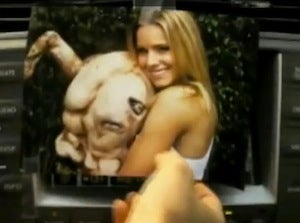 Illustration for article titled Kristen Bell Stars In Music Video With Horrifying Pet Blob