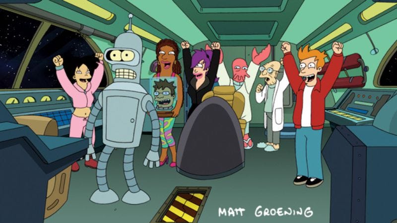 Illustration for article titled Comedy Central renews Futurama for a seventh season, because they're not idiots