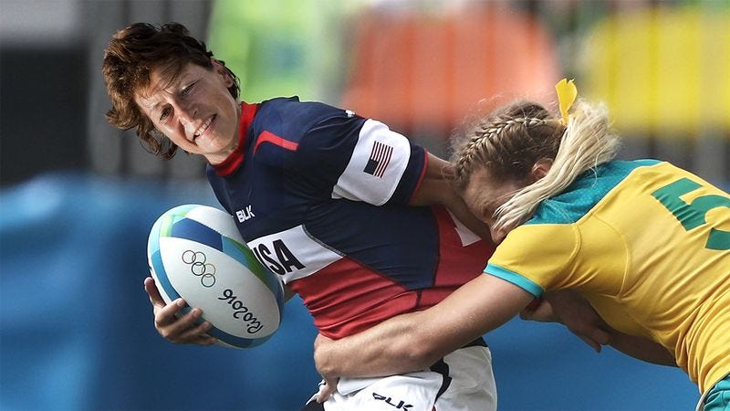 Illustration for article titled Heartwarming: When This Single Mom Said She Couldn’t Go To Rio To Watch Her Son Compete, The U.S. Found An Open Spot For Her On Its Rugby Team