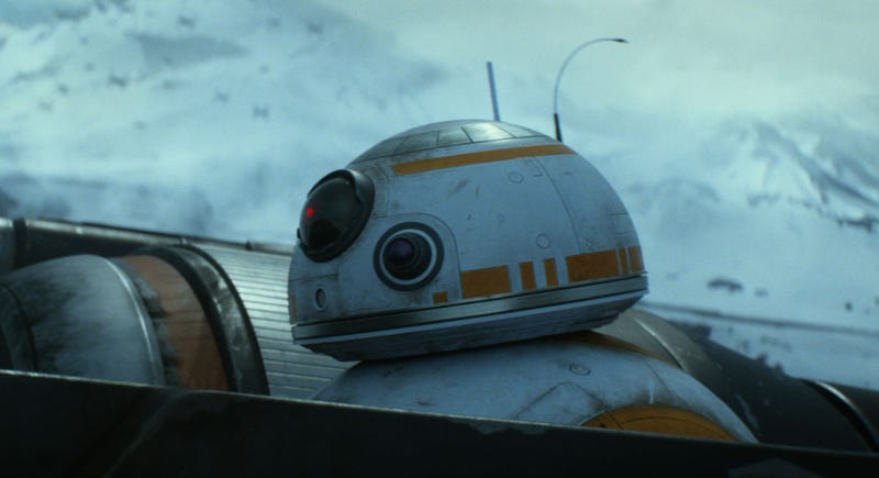 Illustration for article titled BB-8 Has By Far The Best Reaction To The New Star Wars: The Force Awakens Trailer