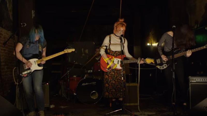 Illustration for article titled New, Weekend At Bernie-esque video from Bleached, who are playing our SXSW party