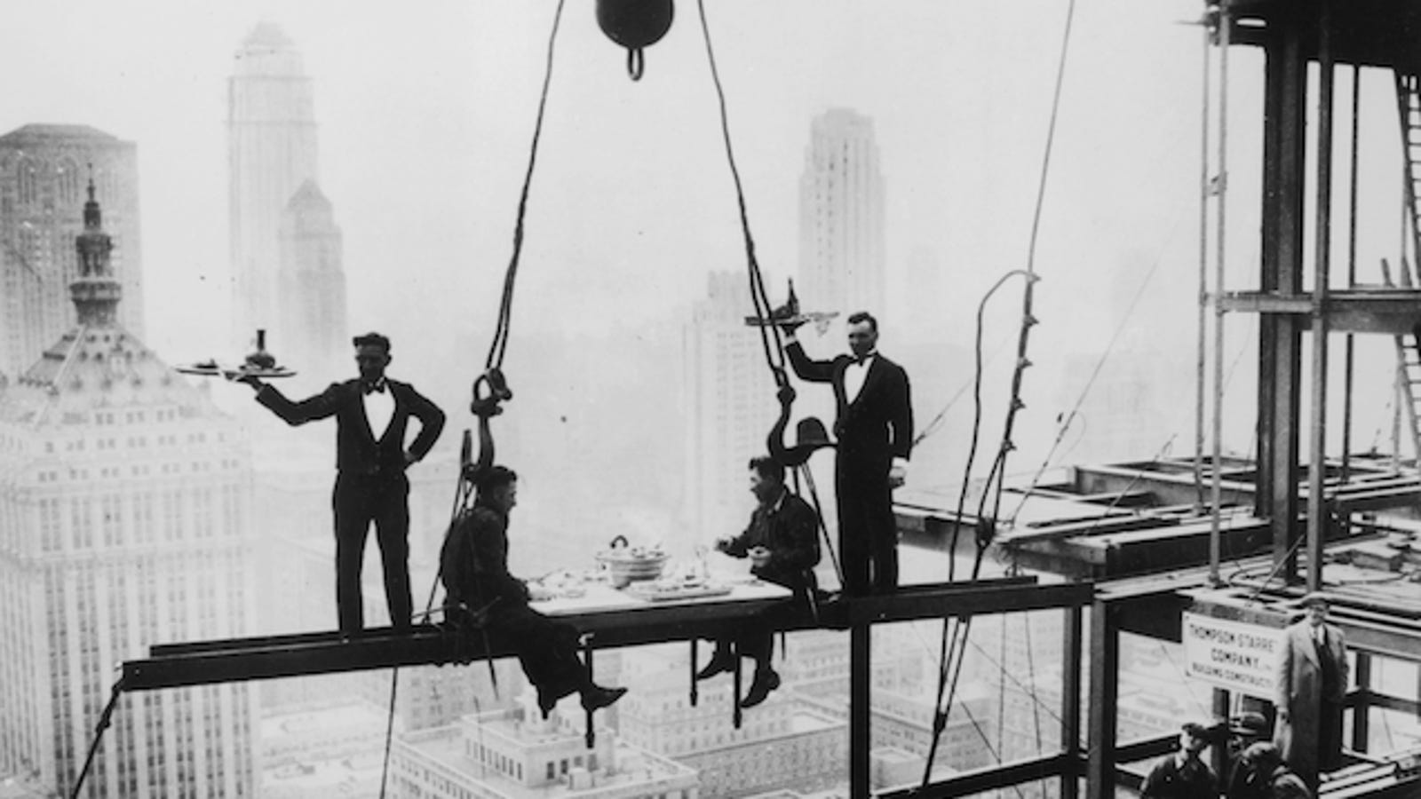 skyscraper workers