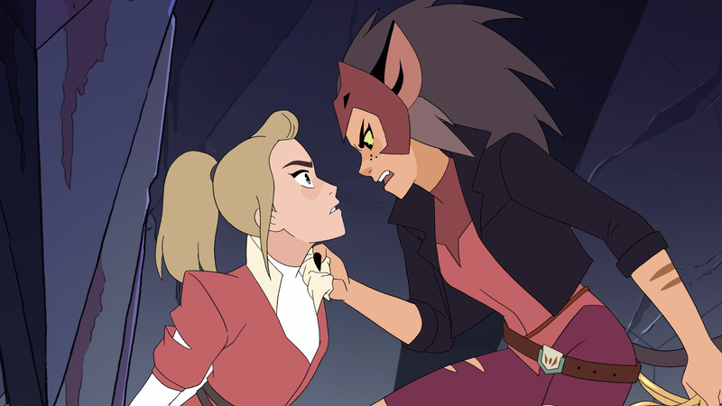 Adora and Catra.