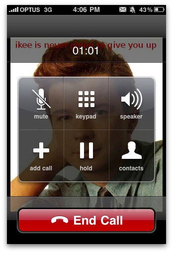 Illustration for article titled First iPhone Worm Discovered: Rickrolls Jailbroken iPhones