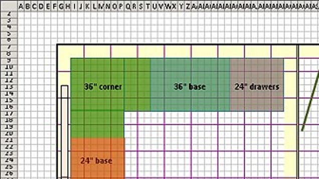 Design Floor Plans with Excel