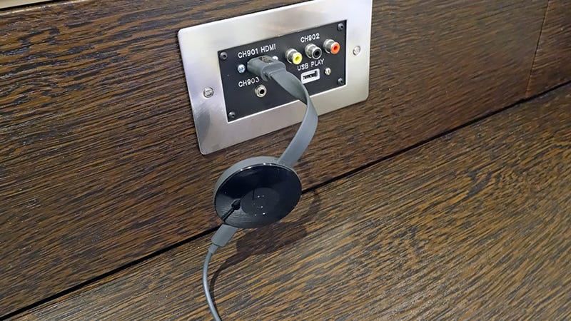 como conectar chromecast en un hotel