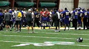 Illustration for article titled The Vikings Ended Practice With A Breakdancing Circle