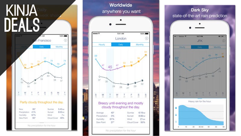 Illustration for article titled Today's Best App Deals: Weather Line, Monument Valley, and More