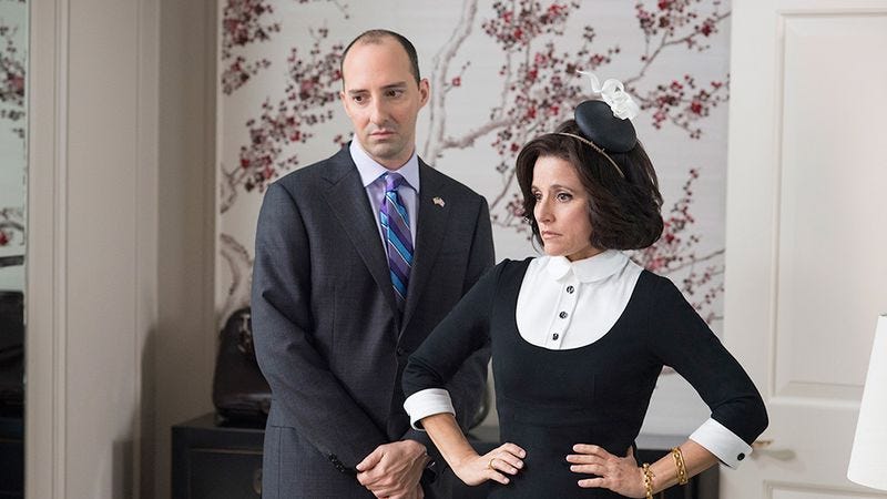 Tony Hale and Julia Louis-Dreyfus