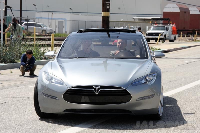 tesla model s sedan concept seven seater electric to hit streets in 2011