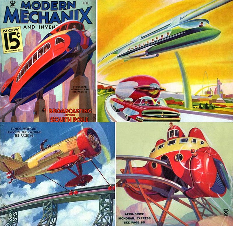 Illustration for article titled We Want Monorails, These Monorails