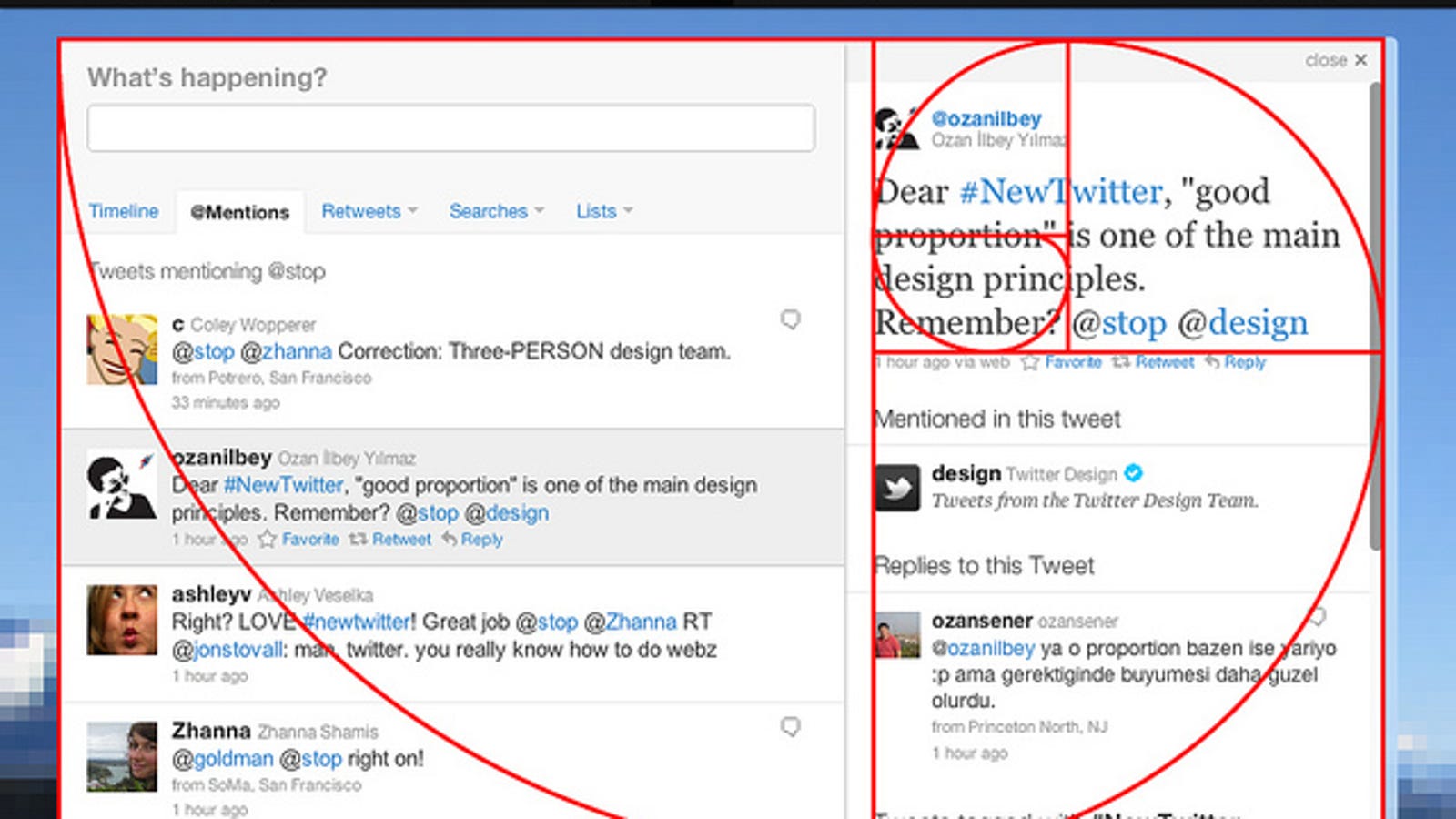 New twitter Design.