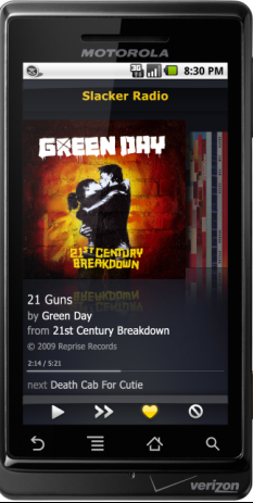 slacker radio red
