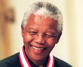 South African President Nelson Mandela in September 1998ADRIAN WYLD/AFP/Getty Images