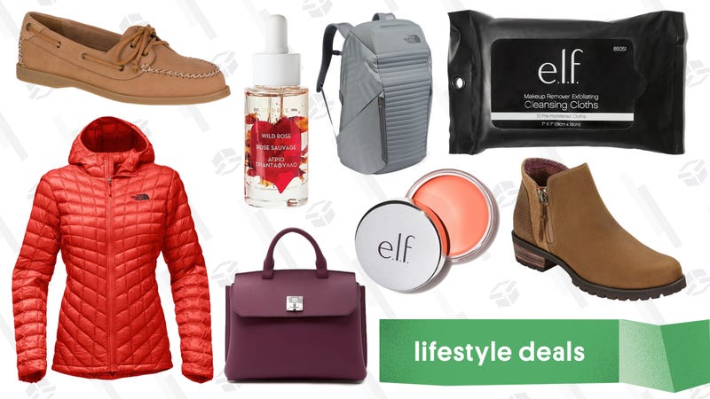 Illustration for article titled Thursday's Best Lifestyle Deals: The North Face, Sperry, e.l.f. Cosmetics, and More