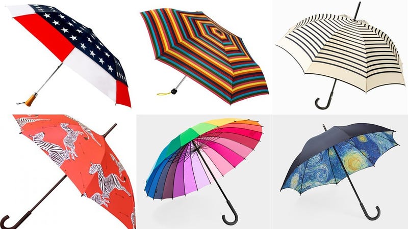 Illustration for article titled 13 Umbrellas To Keep You Dry and Looking Fly