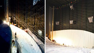 Illustration for article titled Replacing the World's Biggest IMAX Screen Is As Difficult As It Sounds