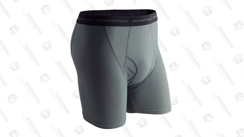 ExOfficio 3-Pack Boxer Briefs | $20-$21 | Amazon | Small, Large, XL in Charcoal. Small in Black. Medium packs priced at $30, which is still a great deal. 