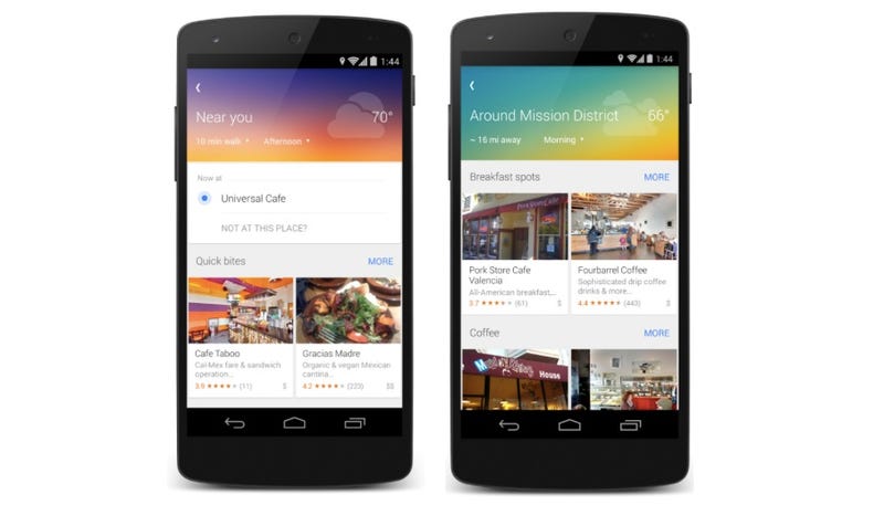 Illustration for article titled Google Maps App Now Gives Suggestions Based on Weather and Time of Day