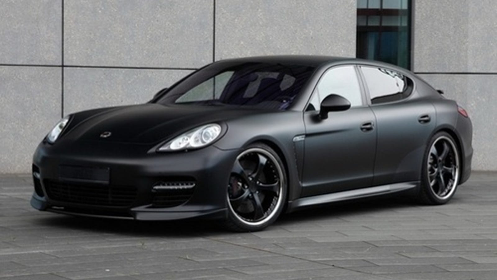 TechArt Porsche Panamera: Matte Black Is So Slimming