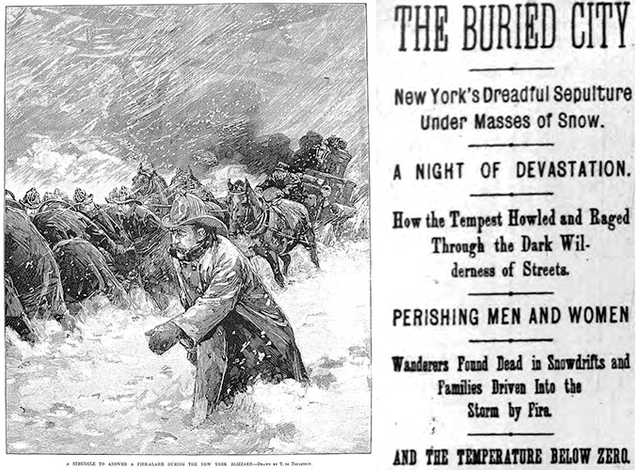 "How the Tempest Howled": New York's Terrifying Blizzard of 1888
