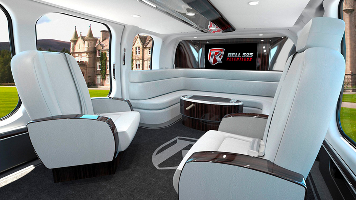 Luxury Helicopters For Sale >> The Bell 525 Helicopter Cabin Looks Like A Throne Room From Star Wars Luxury Helicopters For Sale >> The Bell 525 Helicopter Cabin Looks Like A Throne Room From Star Wars